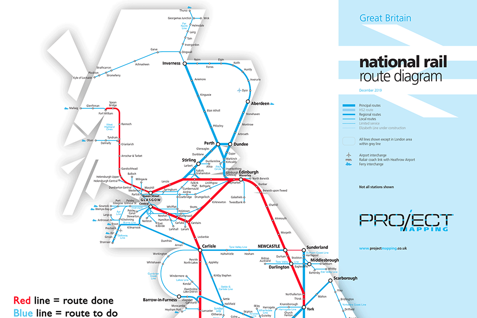 Map | Travelling the Railways